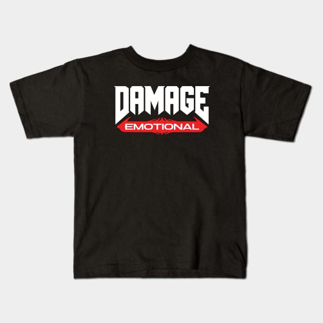 Damage Emotional Kids T-Shirt by TrulyMadlyGeekly